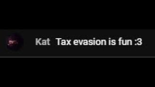 Watching @LineChuASMR commit tax evasion live