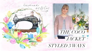 The Coco jacket styled 3 ways