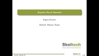 Bayesian ML (2021). Lecture 10: Bayesian Neural Networks