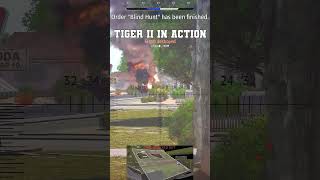 King Tiger Action in War Thunder  #warthundergameplay #warthundershorts