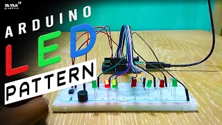 Arduino LED Pattern Blinking Tutorial | TECHTRON | ArduinoTutorial#001