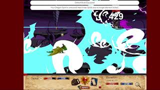 DragonFable | Wrath DragonLord Inn 34 | Mage and Serpent (Weakcore/ 200 pt dragon)