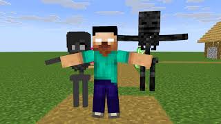 Monster School: Bad Father Zombie & Good Father Spiderman - Minecraft Animation