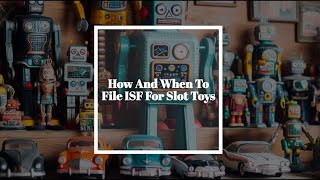 How And When To File ISF For Slot Toys