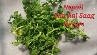 Nepali Sim Rai Saag || Pahadi Saag || Healthy Food || Organic Food