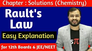 What is Rault's Law || Class 12 || Chemistry || Alakh Pandey Sir || @AlakhSirHighlights