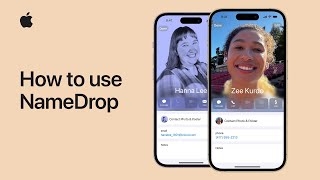 How to use NameDrop on iPhone | Apple Support