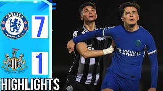 Chelsea 7 - 1 Newcastle United | All Goals & Highlights | U21 Premier League 2 | 08-03-24