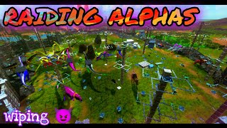 RIDING BIG ALPHA TRIBE- Wiping base [ARK MOBILE]