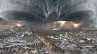 Half of Michigan is destroyed! Tornado in Portage, Kalamazoo, USA