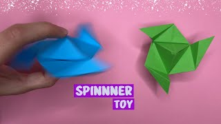 Origami Spinner Toy - DIY Spinner