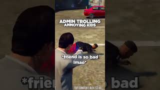 Annoying kid CRIES on GTA RP