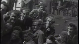 Refugees Arriving At Ellis Island During World War II