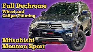 Foil Garage - Mitsubishi Montero Sport Full Chrome Delete + Wheel and Caliper Painting