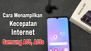 Cara menampilkan Kecepatan Internet di Hp Samsung A05,A05s