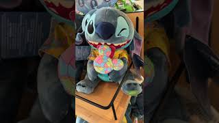 Disney Stitch Attacks Snacks with Lollipop Plush Doll #shorts