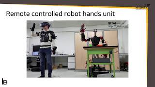 Remote controlled robot hands unit