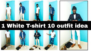 How to Style a Basic White T-shirt | Men's Basic wardrobe building | E02