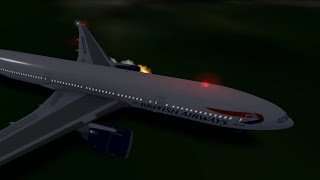 (Fictional) British Airways Flight 54 - Accident Animation