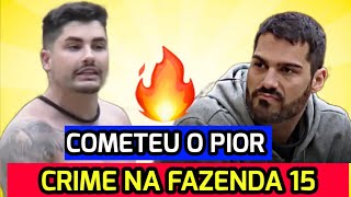 Shayan Crime contra Lucas Souza na Fazenda 15!