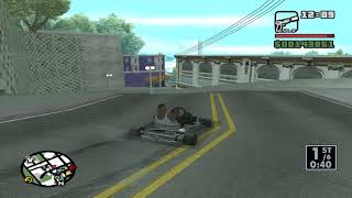 Speedrun Attempt - GTA: San Andreas - Go-Go Karting - 1:40