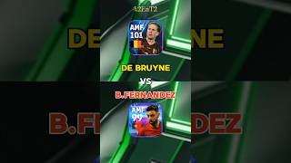 De Bruyne vs Bruno Fernandez ☠️ #efootball #pes #pes2021 #shorts