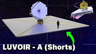 LUVOIR - James Webb Telescope's Successor ( 15m Version ) #shorts