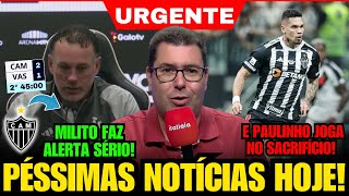 😱 MESMO APÓS VITÓRIA POR NA COPA DO BRASIL ATLÉTICO RECEBE PÉSSIMAS NOTÍCIAS! ATLÉTICO 2 X 1 VASCO