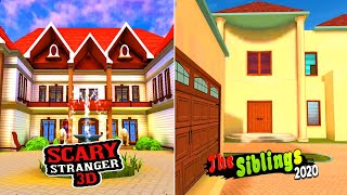 Scary Stranger 3D House VS The Siblings House