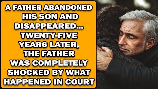 a father abandoned his son and disappeared...twenty-five years later, the father was completely...