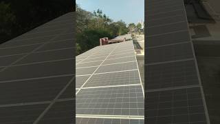 solar panel cleaning 15 kw 120 kw 🚿 #solar #panel