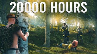 20,000 HOUR SOLO DOMINATES A 500 POP SERVER in RUST!