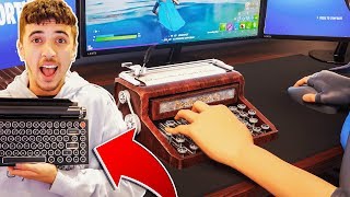 I bought a $500 TYPEWRITER KEYBOARD for Fortnite...