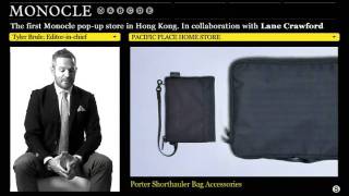 Lane Crawford Presents: Monocle's Tyler Brule