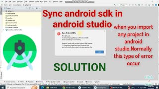 Sync android sdk in android studio