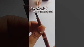 i received a broken 💔 eyebrow pencil 🥲. from insight cosmetics eye brow pencil