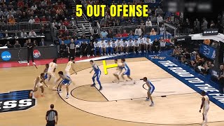 5 Out vs Man Defense