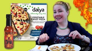 Daiya Vegan/Gluten-Free Pizza & Hellfire's Hellboy Hot Sauce