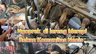 Rekan-rekan Zebra mania Magelang NECIS Gotong royong Ngoprek Zebra member yang pedot Rafia