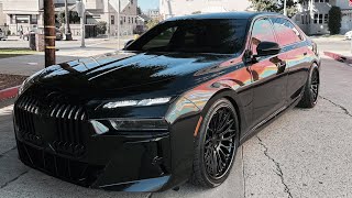 See the New BMW 7 Series MURDERED Out!