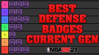 *Updated* Best Defensive Badges 2k21 Current Gen!!! Ranking Every Defense Badge NBA 2k21 Current Gen