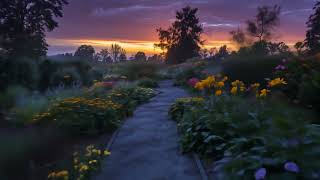 Luma Dream Machine | Beautiful Garden Path at Sunset