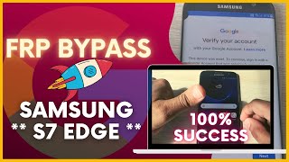 NEW MEHODE 2024 SAMSUNG S7 EDGE FRP BYPASS WITHOUT PC