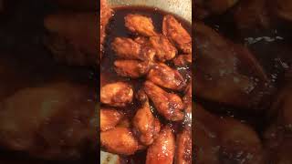 Honey garlic wings #shorts #video #wings #cooking #shortsfeed