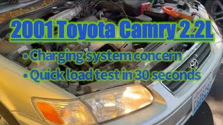 2001 Camry 2.2 - Quick tip, when testing an alternator you should ALWAYS do this!