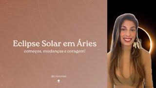 Eclipse Solar (Lua Nova) em Áries