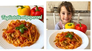 Tagliatelle ai peperoni