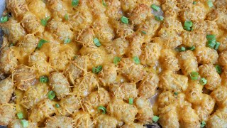 Upscale Tater Tot Casserole Recipe