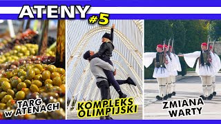 Ateny - Grecja#05: VLOG✩ Targ Monastiraki, Smakołyki na Miejskim Targu, Kompleks olimpijski z 2004