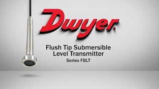 Flush Tip Submersible Level Transmitter | Series FBLT